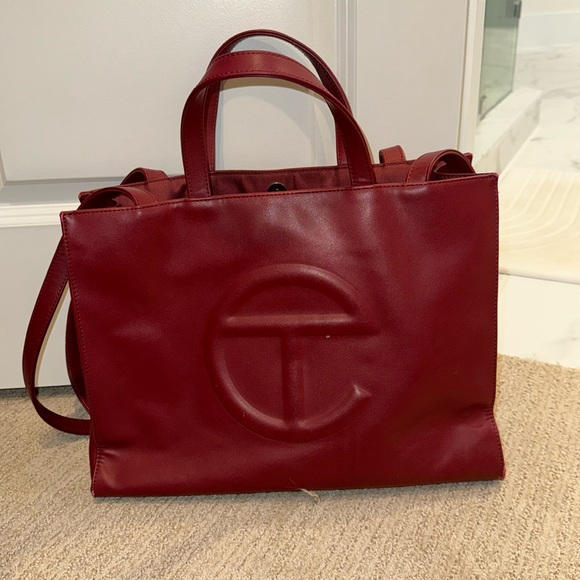 OXBLOOD TELFAR MEDIUM BAG - Picture 1 of 13
